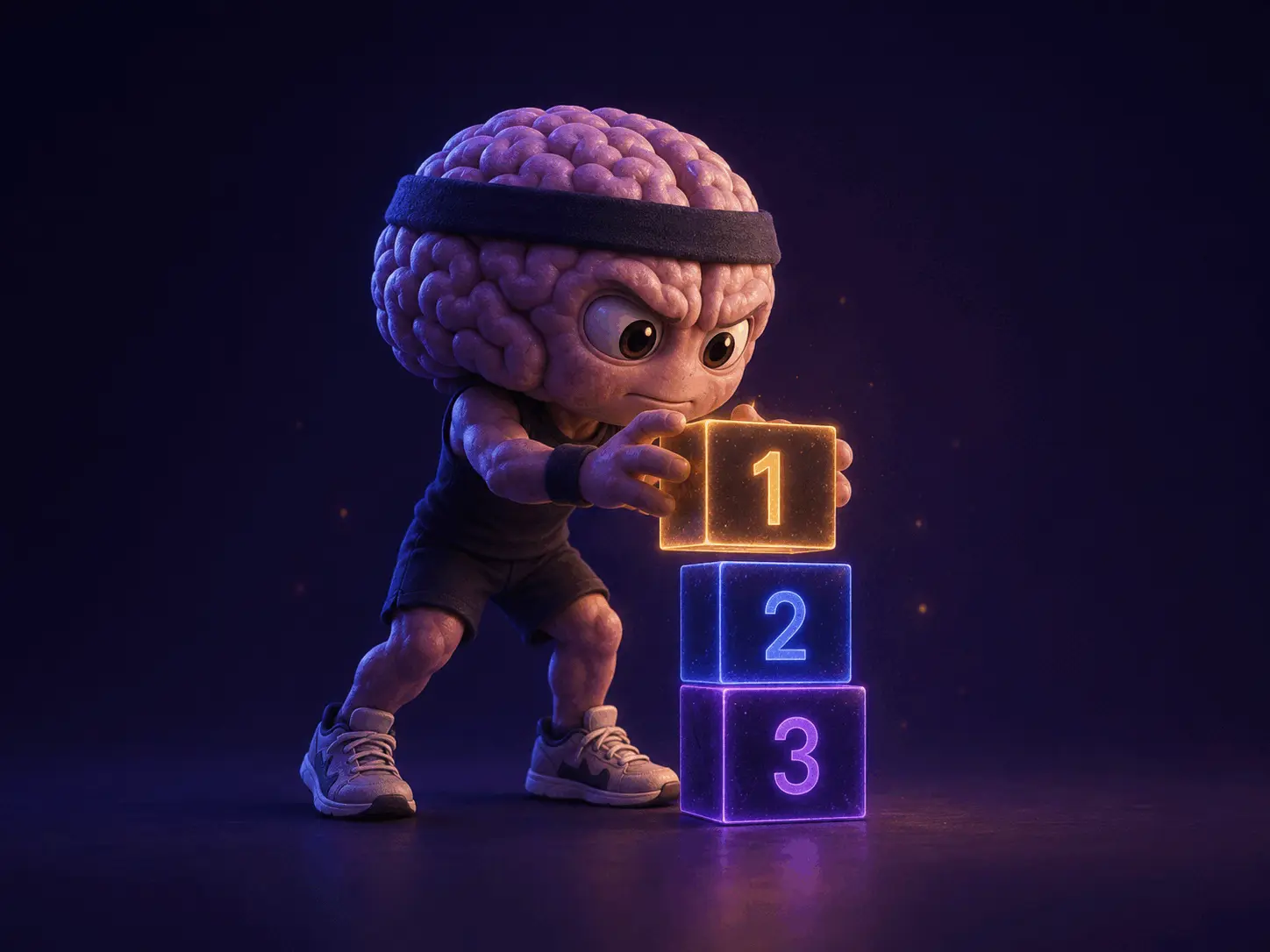 3D brain character sorting priorities